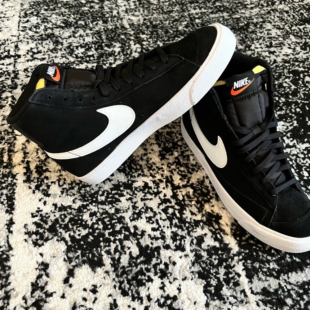 NWT Black Suede Nike Blazers
